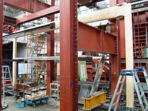 平成18年9月 (財)日本建築総合試験所にて高さ3.0m、スパン6.0mの実大実験を実施、既に強度は実証済み